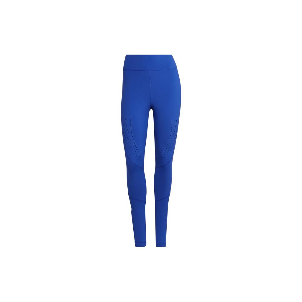 Adidas X Stella McCartney Collaboration Solid High-Waisted Stretch Training Pants Women Pants Blue HB6071