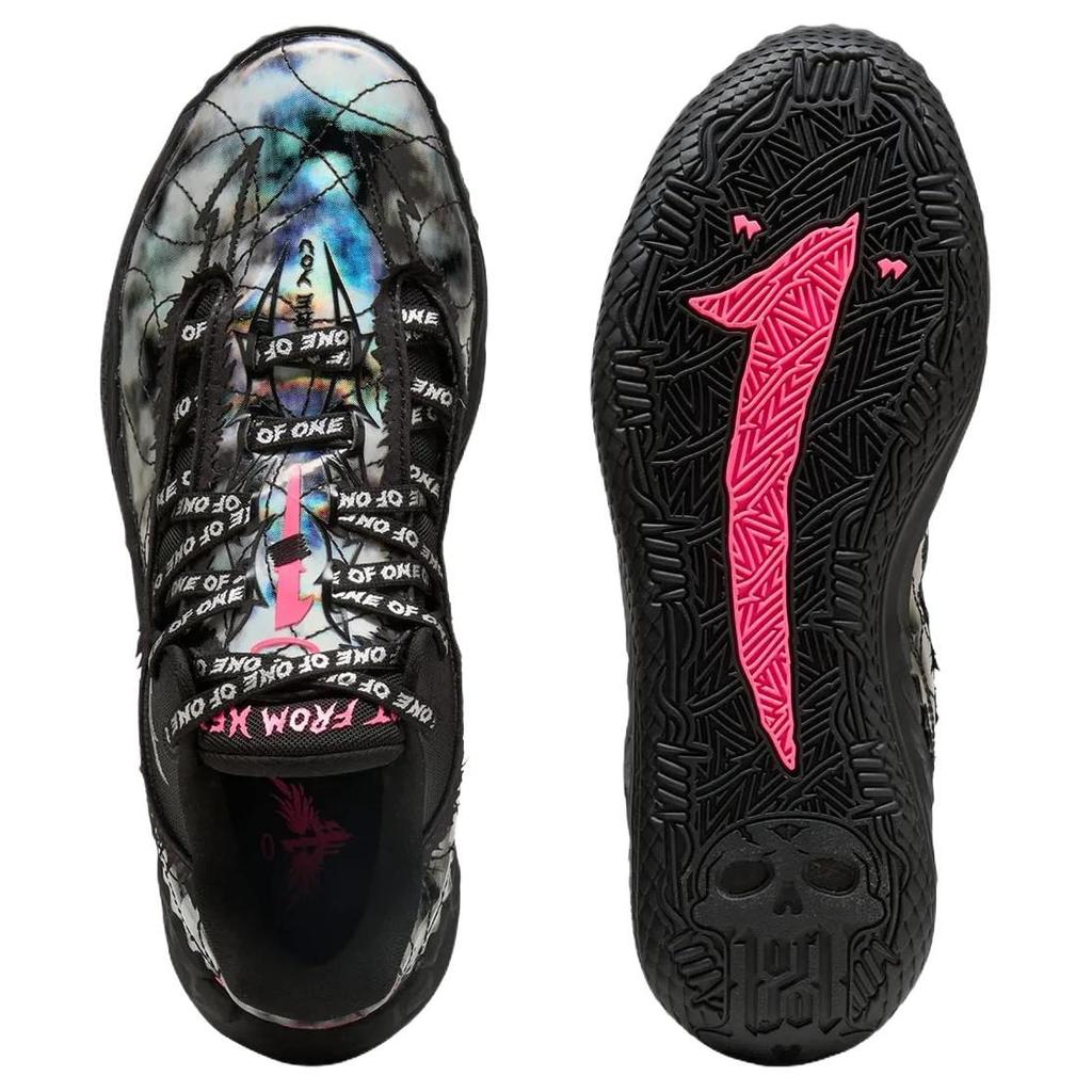 PUMA MB.05 Low top Basketball Shoes Men's Black White 314095-01