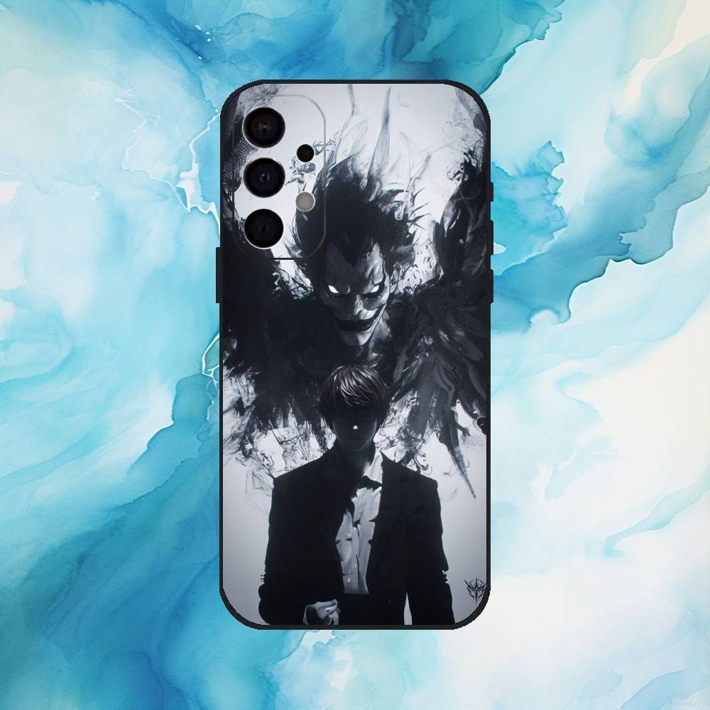 D-Death Note Anime Phone Case For Samsung S25,S24,S21,S22,S23,S30,Ultra,S20,Plus,Fe,Lite,Note,10,9,5G Black Cover