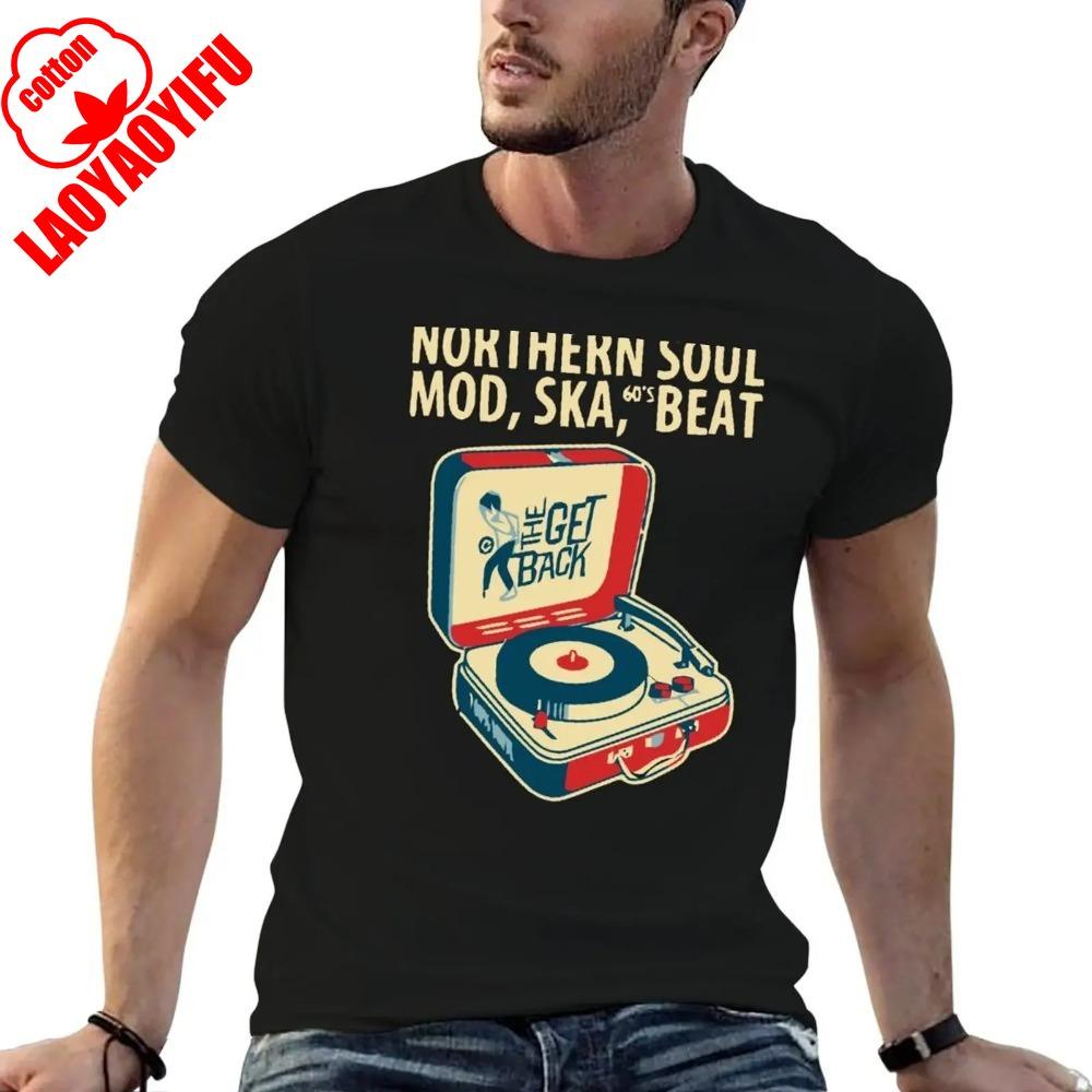Northern Soul Mod Ska 60's Beat T-Shirt Blue Archive Animal Prinfor Boys Compression Shirt Men for Outdoor Enthusiasts