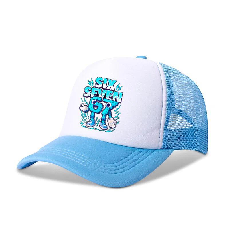 SAB Cartoon Mesh Baseball Cap: Breathable Dome for Hip Hop & Sports