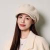 Wool Octagonal Cap Autumn Winter Women's Beret Painter's Cap