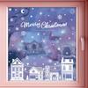 Creative Christmas Decorations, Electrostatic Stickers, Shop Window Decorations, Christmas Decorative Glass Stickers