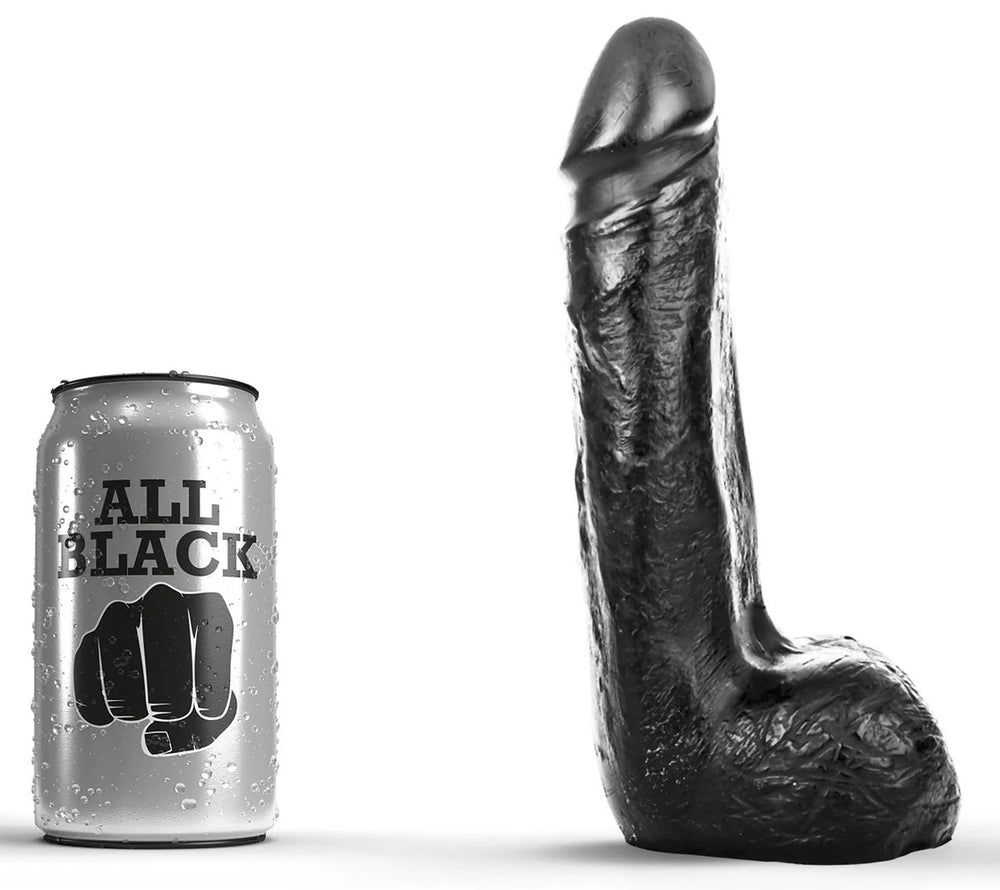 Gode AB05 Miguel All Black 15 x 5cm - All Black - Dildos Noir