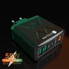 PD 25W 6-Port Fast Charger: 3 USB, 3 PD 55W with QC3.0 – EU, UK, AU Plugs