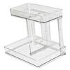 Double Layers Desktop Storage Rack Modern   Makeup Shelf   for Vanity Bathroom