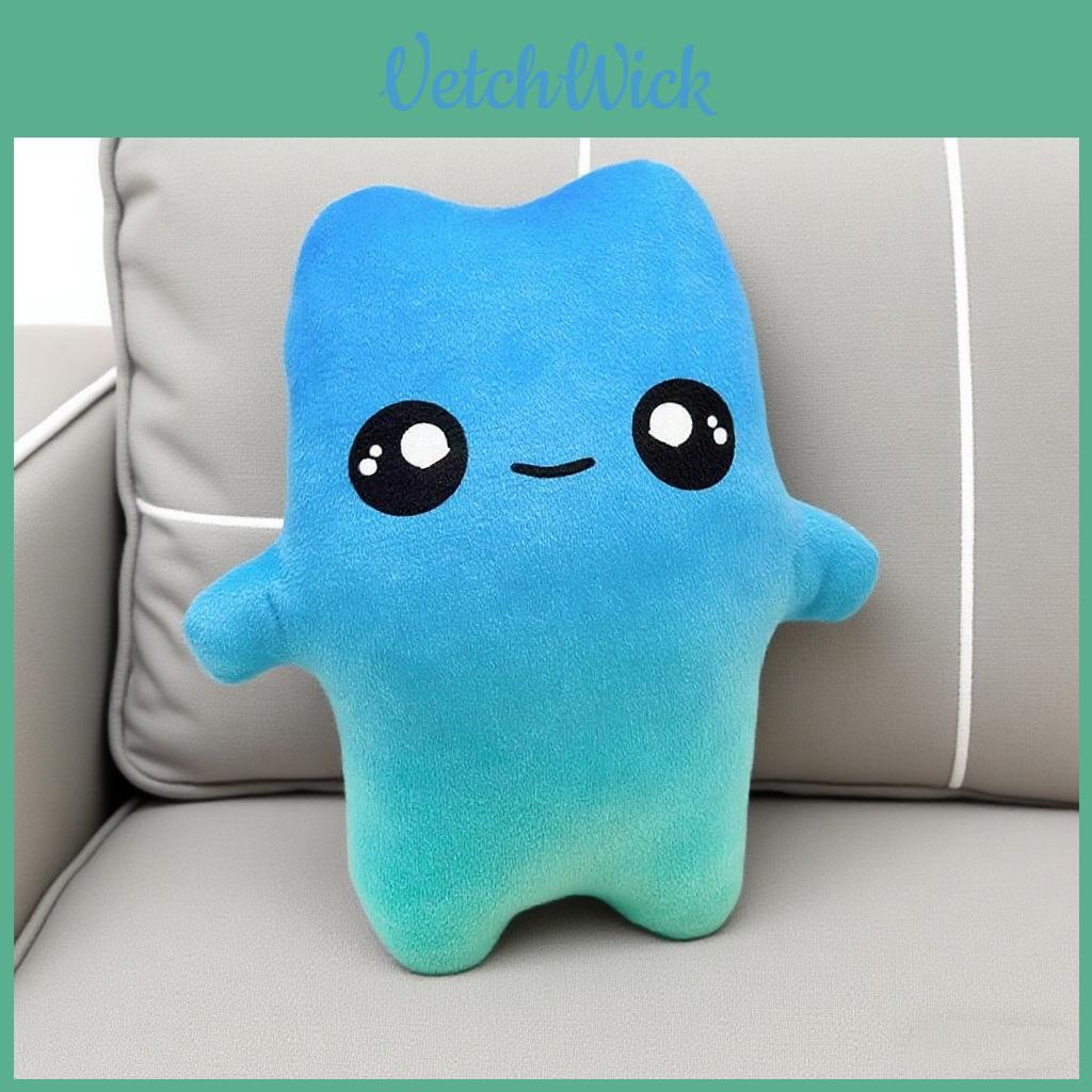 Peluche Poupée Sprite Bleu Fortnite à Poil Court Pour Collectionneurs Et Enfants