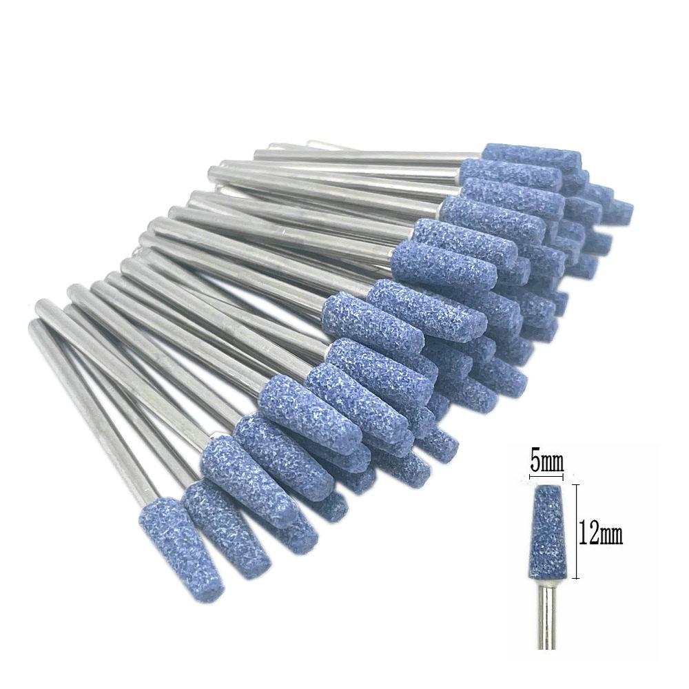 50pcs/set  Dental Stone Grinder Polisher Burs For Contouring Shaping Porcelain Dental Rotary Stone Polisher 2.35mm Shank