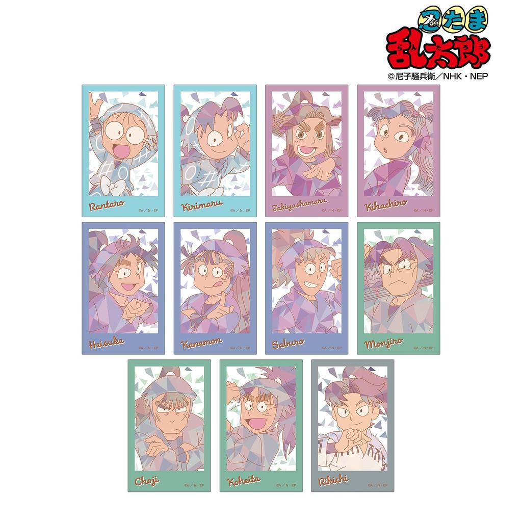 Nintama Rantaro Trading Prism Pattern Illustration Cards ver.A 11-Piece Box