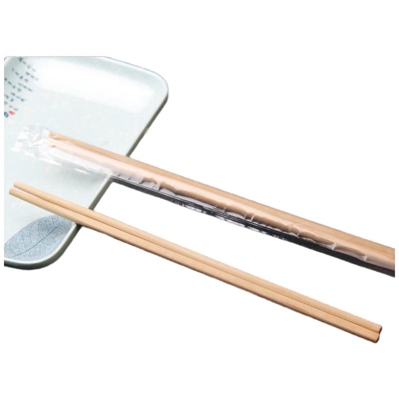 Premium Individually Wrapped Disposable Carbonized Bamboo Chopsticks