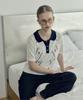 JUCYJUDY Linen Embroidered Collared Knit J1Kt322C