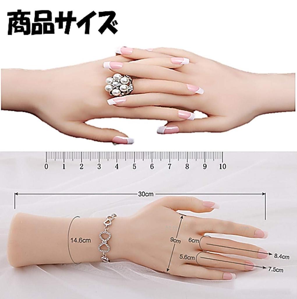 Hand Model, Both Hands, Mannequin, Realistic Model, Torso, Female, Silicone, Built-in Skeleton, Nails, Drawing Model