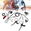 Bike 15A Waterproof Controller with S810 Panel 130X Thumb Throttle 8C Speed Assist Brake Handle 1 to 5 Connector Tail Lamp for 36V/48V 250W Motor