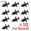 Pour Renault Clio Megane Laguna Espace 10 Pièces Attache Clip Rivets Fixation Pare-chocs Garde-boue Compartiment Moteur 7703072360