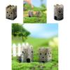 Simulation Ornament Ancient Castle Statue Moss Micro Landscape Decoration Resin