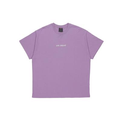 Air Sportswear Logo Crew Neck Short Sleeve T-Shirt Men Tops Grey Purple DQ4960-574