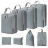 Travel Compression Packing Cubes 8 Set Large Capacity Clothes Organizer Bags Portable Luggage Storage Bags