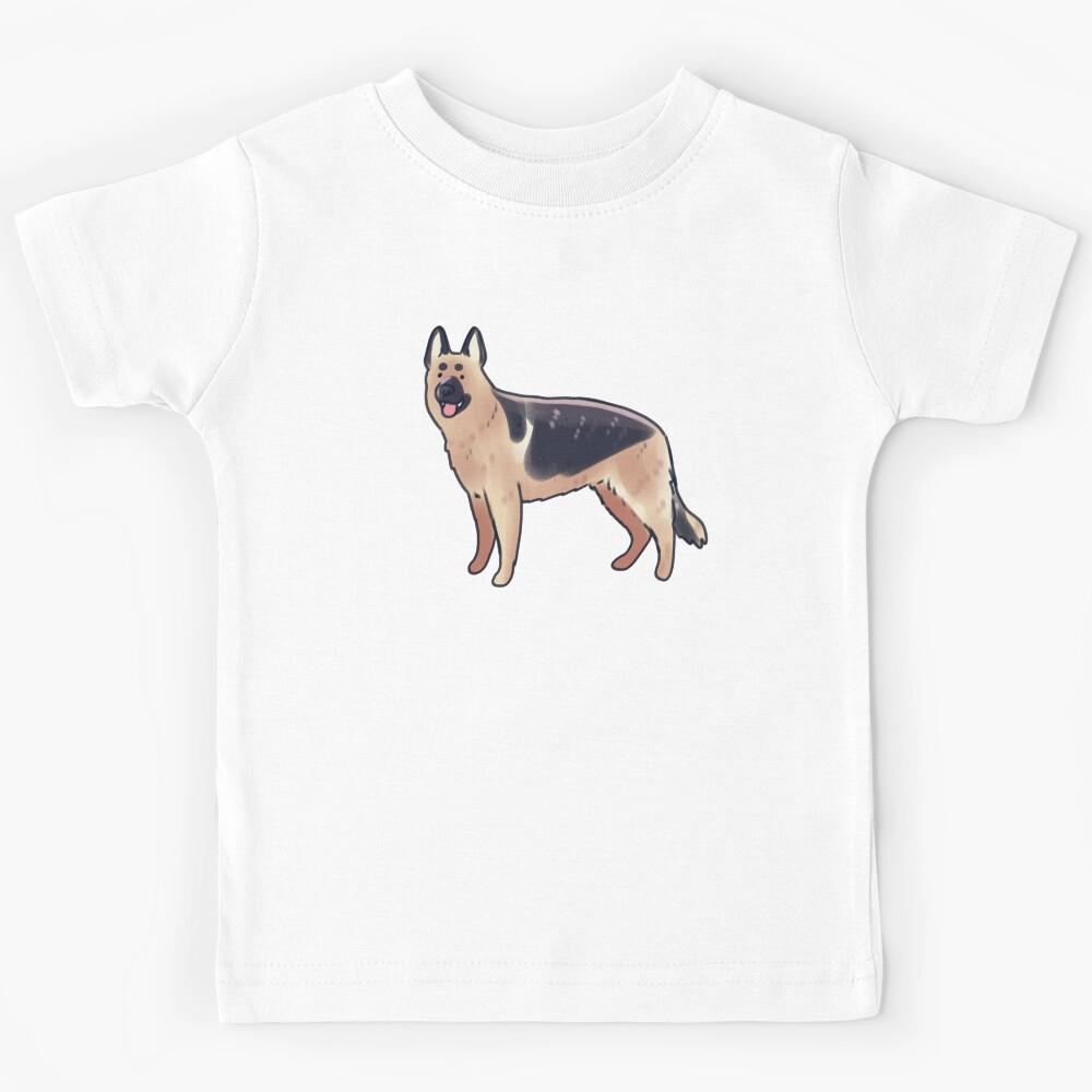 german shepherd art Kids T-Shirt 170