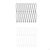 20 Pieces Bungee Cord with Hooks Strap Portable Heavy Duty Tarp Tie 25cm Length for Tents