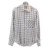 R by 45rpm Check Pattern Long sleeve shirt 2 Navy system NMD Men's Used