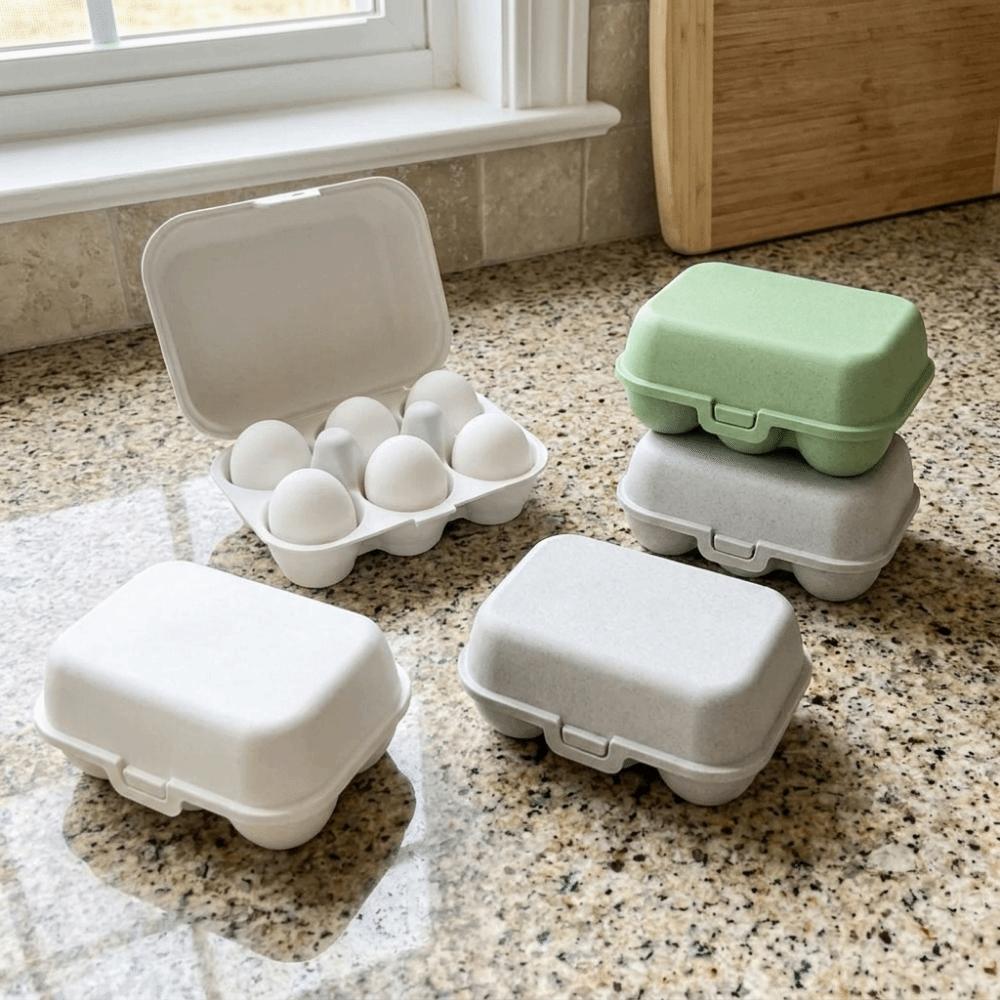 6/10 Grids Refrigerator Egg Organizer Plastic Egg Storage Container Egg Protector Picnics