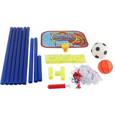 Indoor Outdoor Mini Basketball Fußball System Rückwand Fußball Schutz Bälle Kit Kinder Spielzeug Set