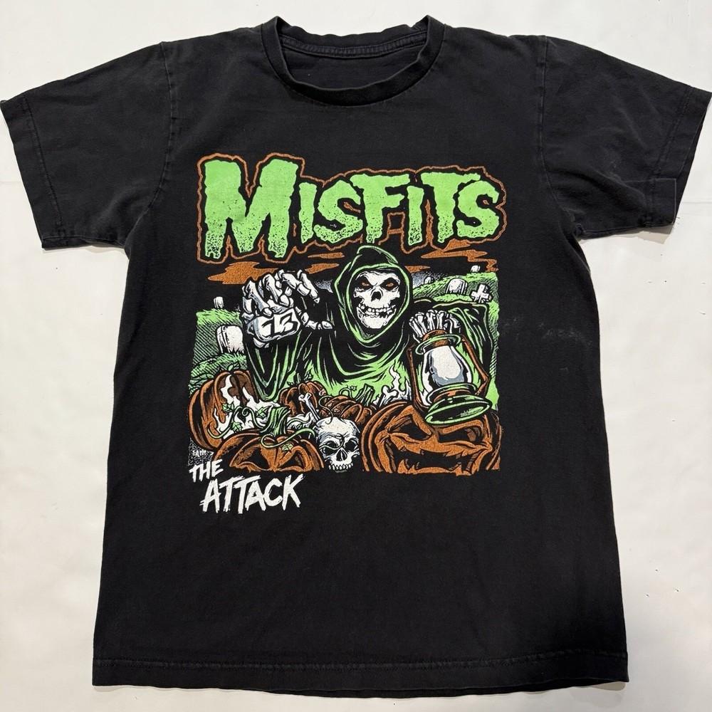 Vintage Misfits Punk Band Halloween Licensed T-Shirt  reprint AN55936 Unisex T-Shirt S