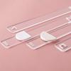12pcs Stylish Sturdy Acrylic Mudboard Guide Strips for Clay Thickness Control Convenient for Pottery and Baking Tool