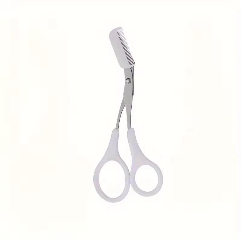 Nose Hair Shears For Personal Care Facial Hair Removal And Ear Nose Eyebrow Trimming Stainless Steel Fine