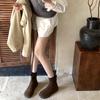 Fashion Designer Vintage Women Ankle Boots Fashion Soft Sole Short Booties Ladies Casaul Round Toe Shoes