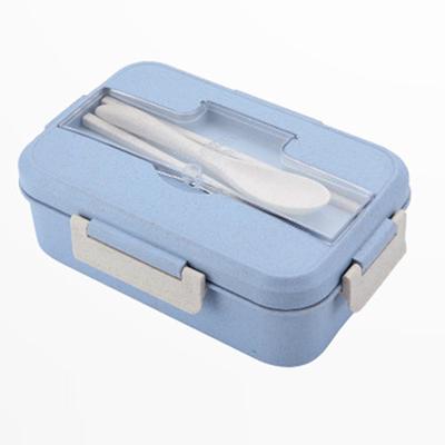 Contenitore per il pranzo da picnic Bento a 3 scomparti con posate per bambini e adulti