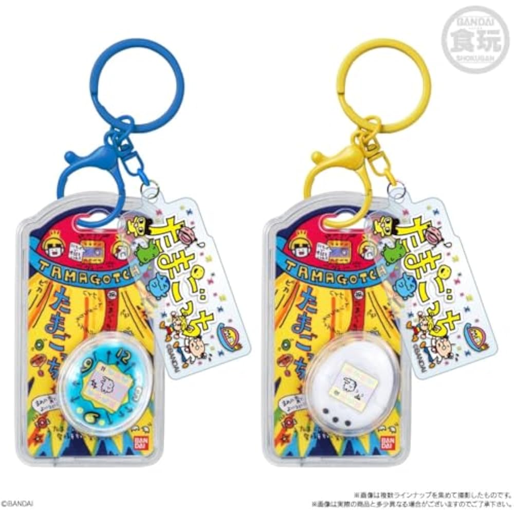 [BANDAI] Tamagotchi Custom Key Rings Box of 10 (Food Toy)