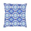 Ceramic Art Majolica Talavera Sofa Cushion Covers Water Portuguese Azulejo Tiles Velvet Cute Pillows Case Home Decoration,