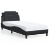 VidaXL Cadre de Lit sans Matelas Zadar, Lit Rembourré, Lit Simple, Lit Adulte de Chambre à Coucher Intérieur, Noir 80x200 cm 3208142