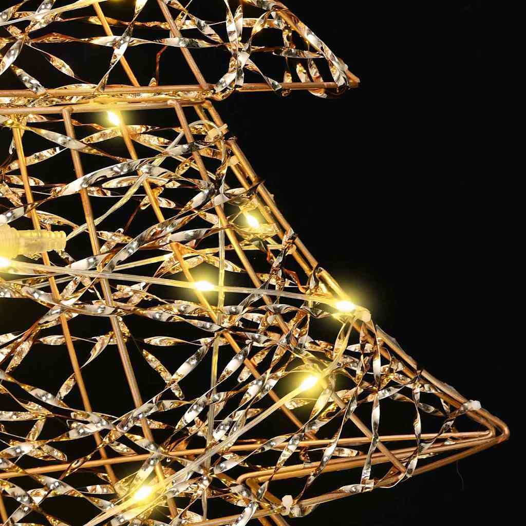 Christmas Tree with 120 Warm White LEDs 120.5 Cm PET