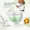 Ultra Moisturizing and Firming Coconut Milk Body Cream with Vitamin E: Protects Skin from Dryness and Cracking