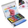 Künstler-Aquarellmalset 36 Farben feste Aquarellfarbe mit Wasserpinsel für Kinder Erwachsene Skizzieren Malen
