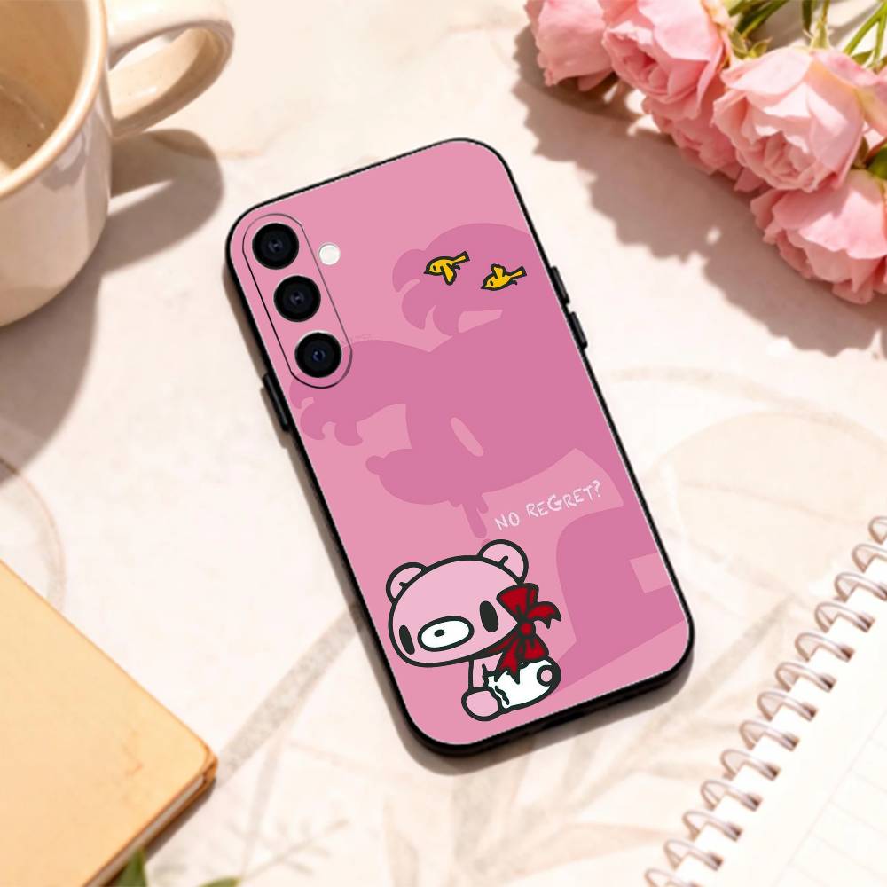 Lovely J-Japan T-Tokidokis phone Case For Samsung Galaxy A73,A72,A71,A70,A53,A52,A51,Others Soft Black Shell