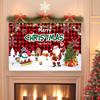Large Christmas Backdrop Decorative Cloth 70.8x43.3Inch Polyester Fabric For Holiday Decorations And Family Gathering