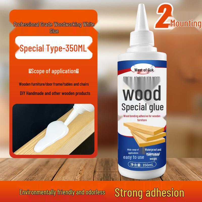 Wood Glue: Adhesive for Woodworking, Furniture, and Flooring - White Latex