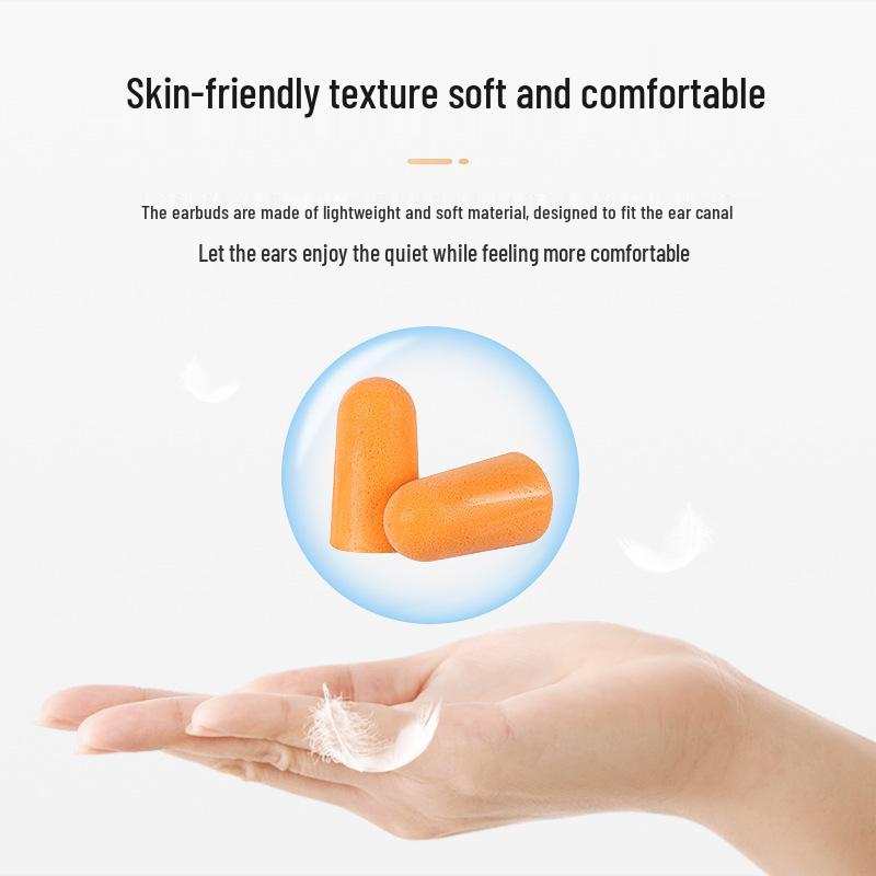 3M 1100 Noise-Reduction Earplugs for Sleeping, Studying, Anti-Snoring, and Industrial Use for Men and Women