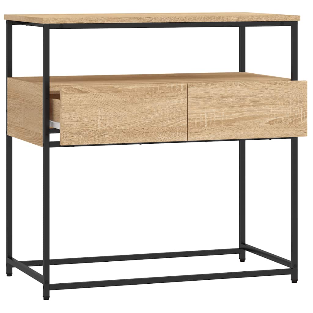 Console Table Sonoma Oak 75 x 40 x 75 cm Particle Board
