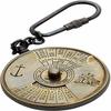 100 Years Perpetual Calendar & World Timer Key Chain Brass Key Chain Key Ring