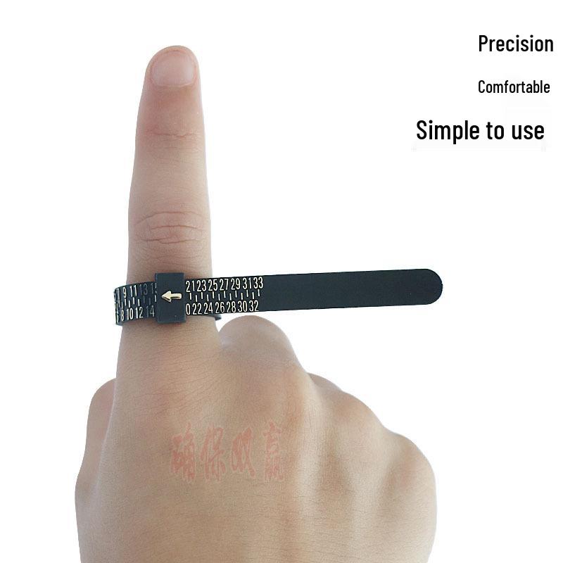 Soft Ring Size Measuring Tool - Accurate Finger Ruler for UK, Europe, Japan, Korea, Hong Kong