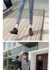 Women's Fleece-Lined High-Waist Skinny Jeans - Slim Fit Winter Pencil Pants