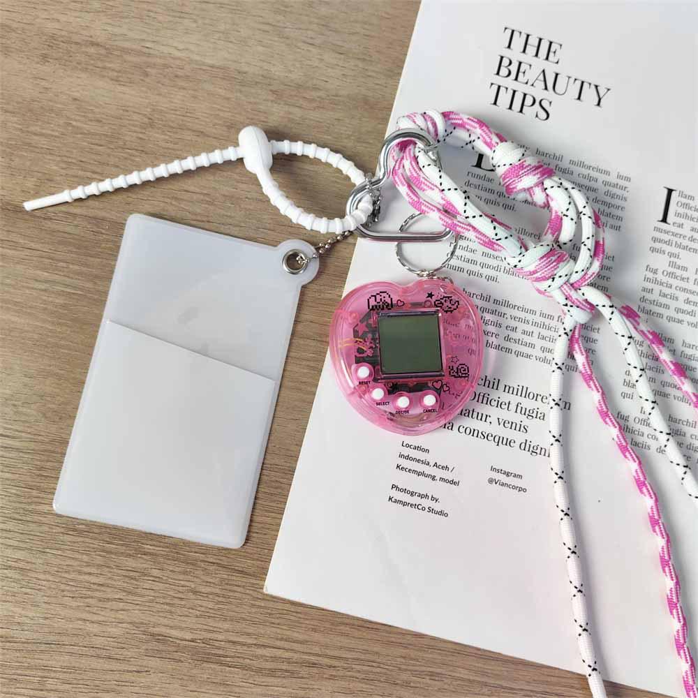 Trendy Pet Game Console Keychain & Lanyard ID Holder Charm