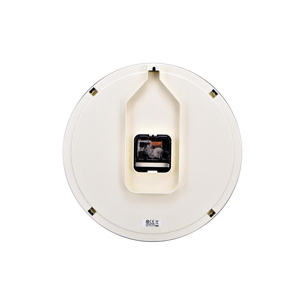 Seiko Quartz Movement Polyester Plastic Shell Wall Clock Unisex White QXA695B