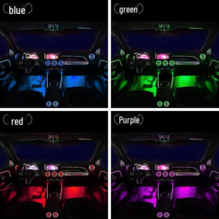 Mercedes-Benz GLB Ambient LED Light Upgrade - 64-Color Interior Lighting
