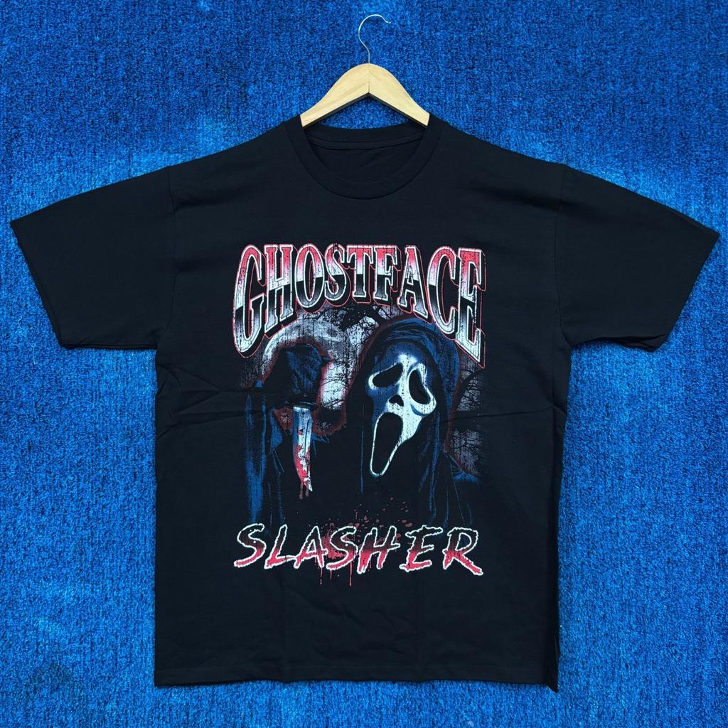 Ghost Face The Slasher Scream Horror Film Series Promo Tee L Unisex T-Shirt
