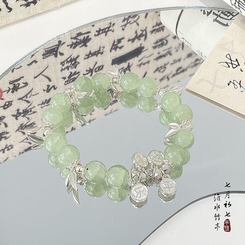 

Beaded Peace and Happiness Bracelet - Eclectic Luxury Small-Scale Exclusive High-End New Design Hand Chain